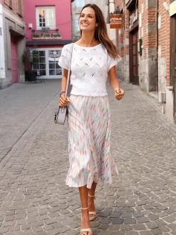 Femme Daxon Pull maillle fantaisie manches T