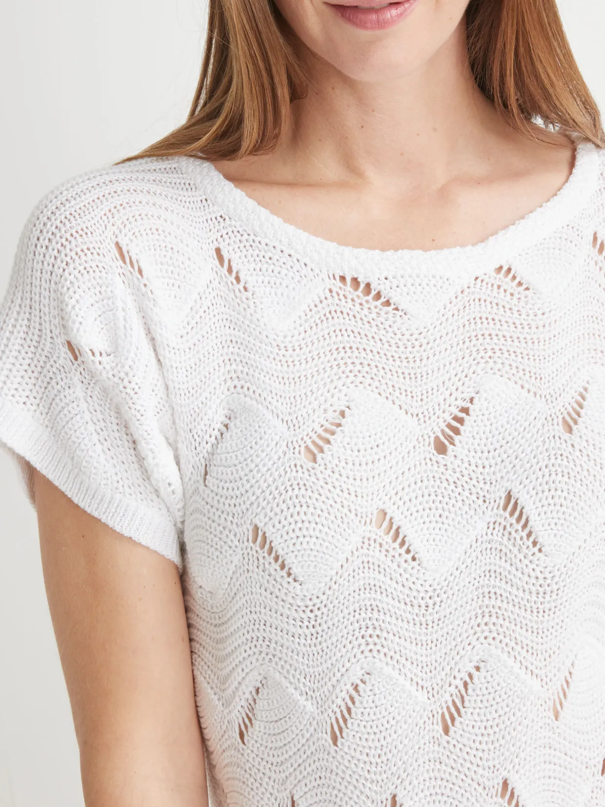 Femme Daxon Pull maillle fantaisie manches T