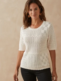 Femme Daxon Pull manches au coude