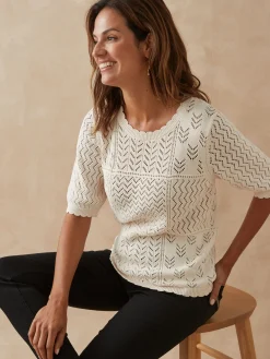 Femme Daxon Pull manches au coude