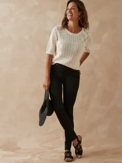 Femme Daxon Pull manches au coude