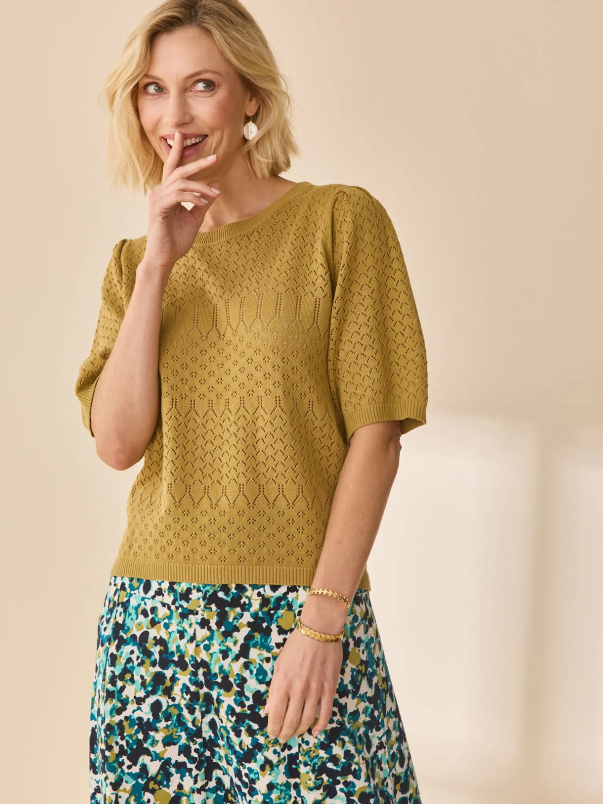 Femme Daxon Pull manches au coude