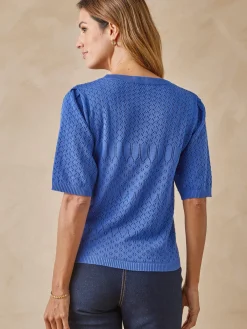 Femme Daxon Pull manches au coude