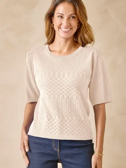 Femme Daxon Pull manches au coude