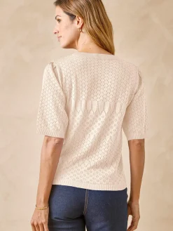 Femme Daxon Pull manches au coude