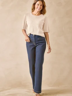 Femme Daxon Pull manches au coude