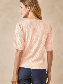 Femme Daxon Pull manches au coude