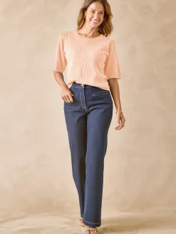 Femme Daxon Pull manches au coude