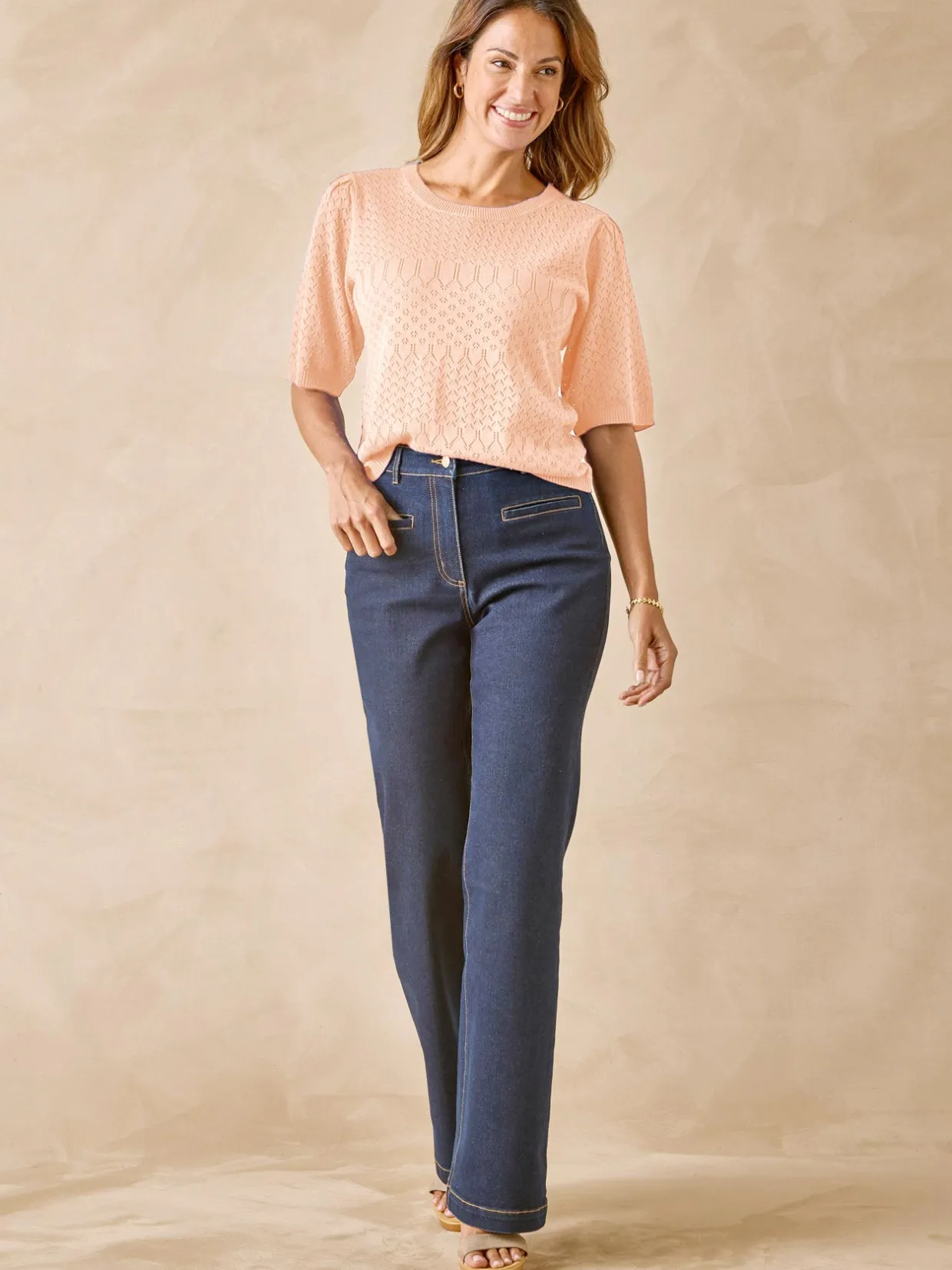 Femme Daxon Pull manches au coude