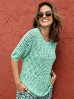 Femme Daxon Pull manches au coude