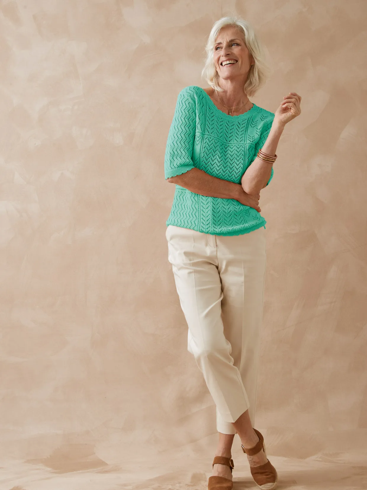 Femme Daxon Pull manches au coude