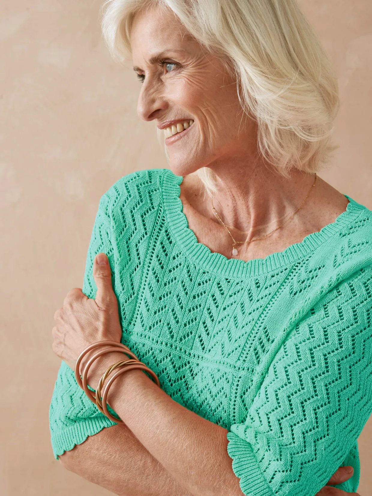 Femme Daxon Pull manches au coude