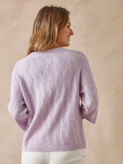 Femme Daxon Pull manches au coude avec laine