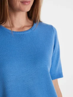 Femme Daxon Pull manches courtes encolure ronde