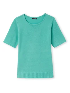 Femme Daxon Pull manches courtes encolure ronde