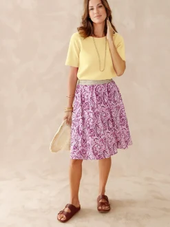 Femme Daxon Pull manches courtes encolure ronde