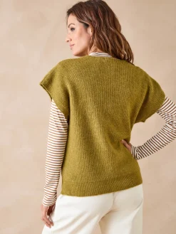 Femme Daxon Pull manches T avec laine