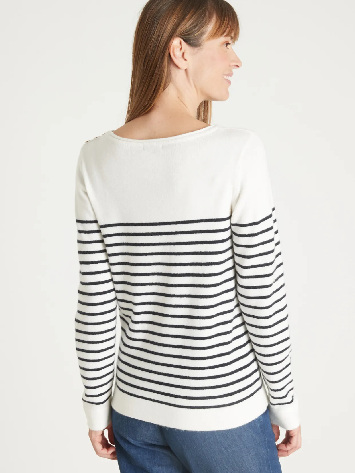 Femme Daxon Pull marinière col rond