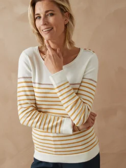 Femme Daxon Pull marinière col rond