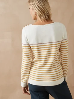 Femme Daxon Pull marinière col rond