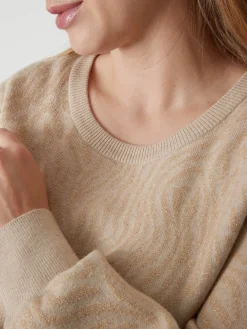 Femme Daxon Pull motif jacquard paysage