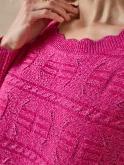 Femme Daxon Pull point fantaisie avec laine