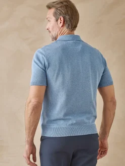 Homme Daxon Pull polo zippé manches courtes