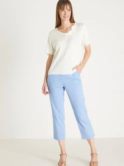 Femme Daxon Pull raffiné avec broderies