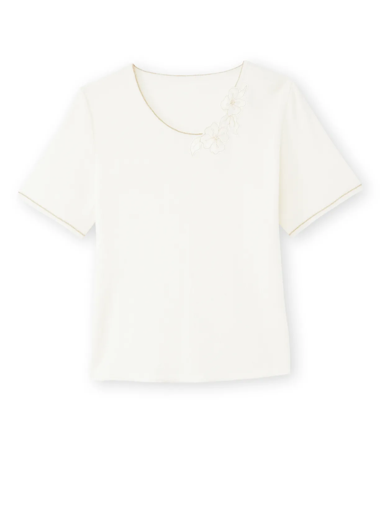 Femme Daxon Pull raffiné avec broderies