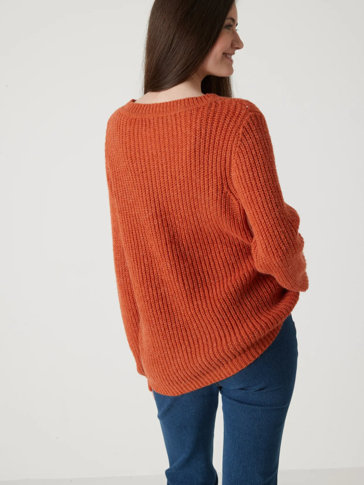 Femme Daxon Pull torsadé avec laine et mohair