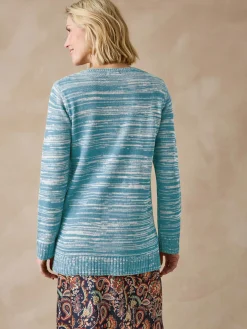 Femme Daxon Pull torsadé encolure ronde