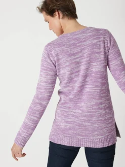 Femme Daxon Pull torsadé encolure ronde