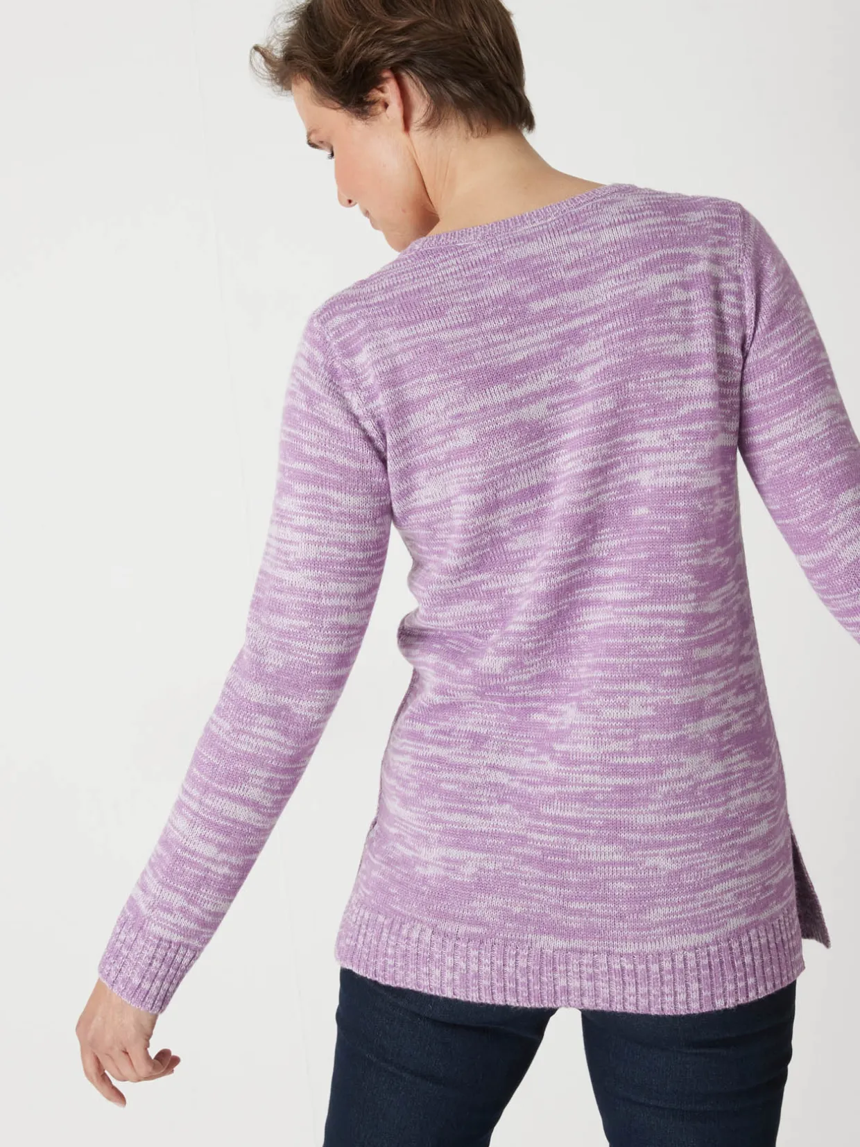 Femme Daxon Pull torsadé encolure ronde