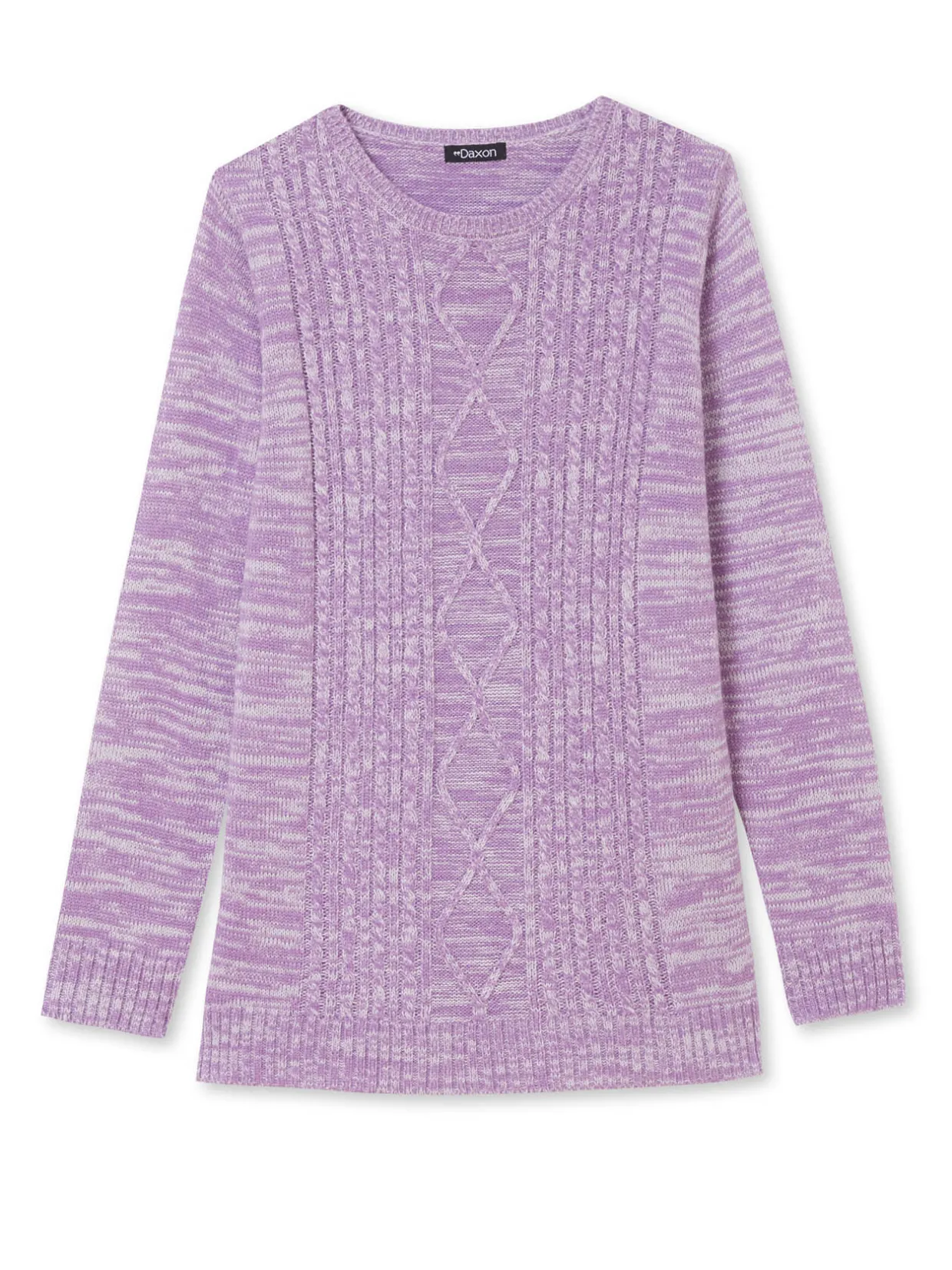 Femme Daxon Pull torsadé encolure ronde