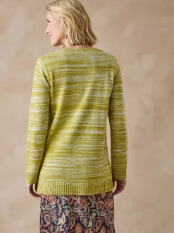 Femme Daxon Pull torsadé encolure ronde