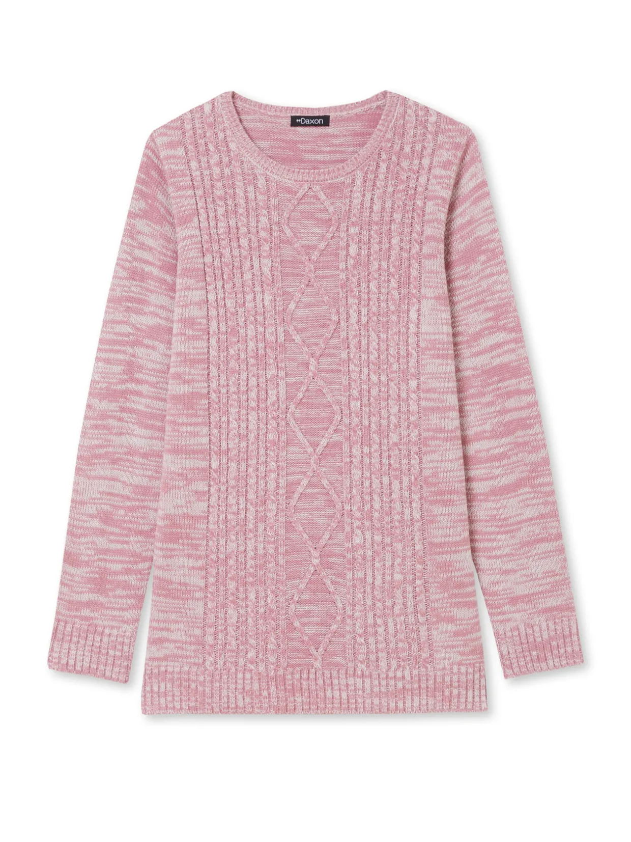 Femme Daxon Pull torsadé encolure ronde