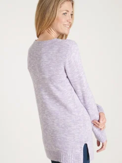 Femme Daxon Pull torsadé encolure ronde