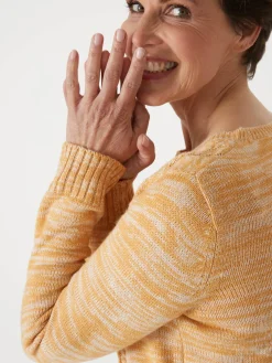 Femme Daxon Pull torsadé encolure ronde