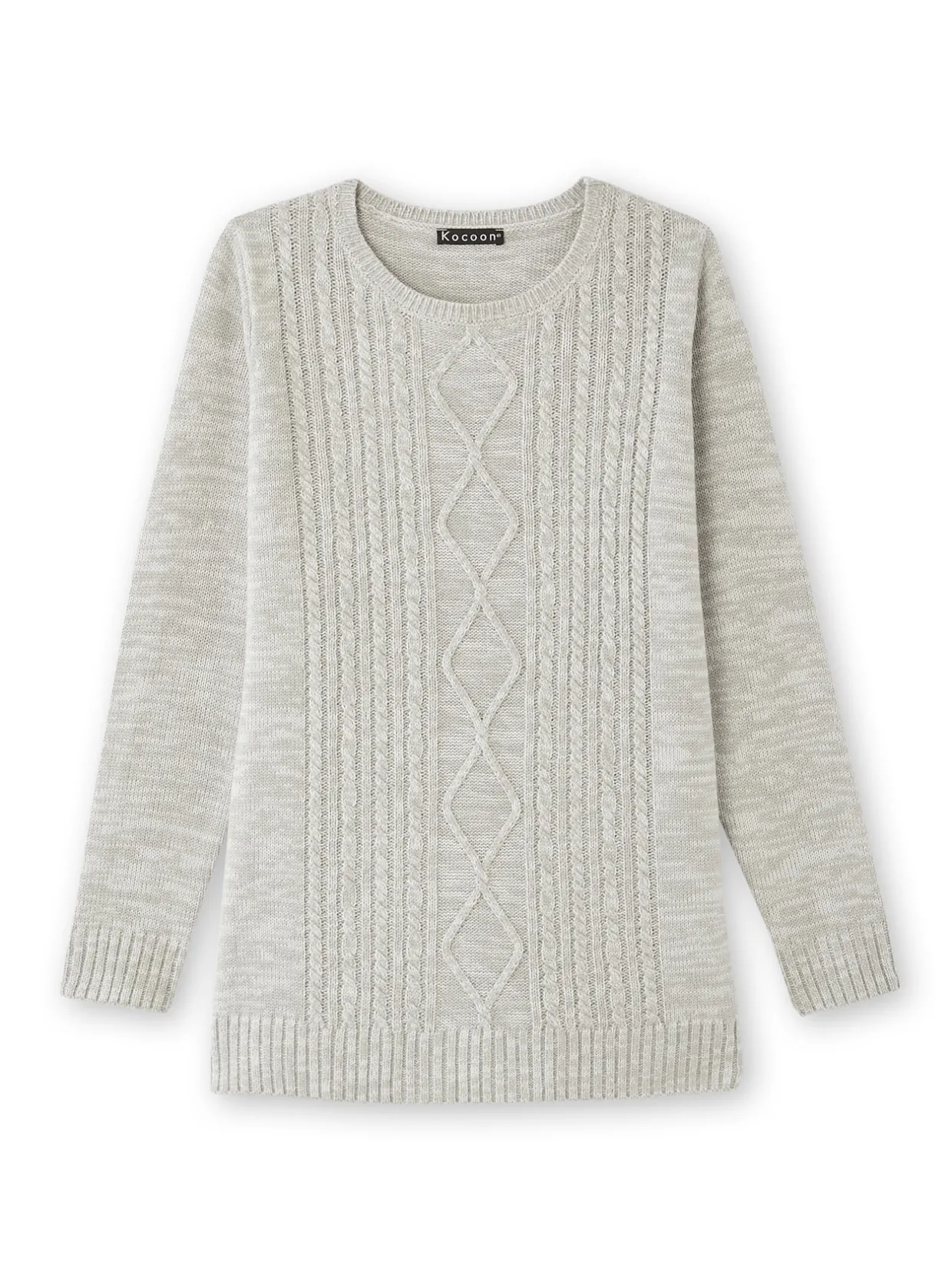 Femme Daxon Pull torsadé encolure ronde