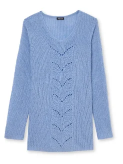 Femme Daxon Pull-tunique côtes perlées