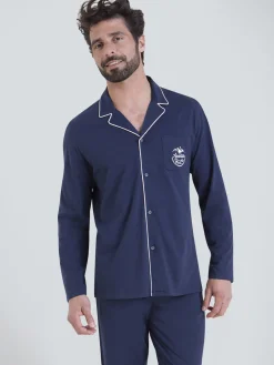 Homme Athéna Pyjama boutonné Winter