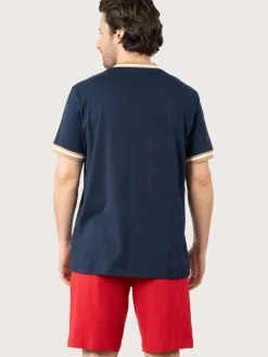 Homme Eminence Pyjama court Caual col tunisien