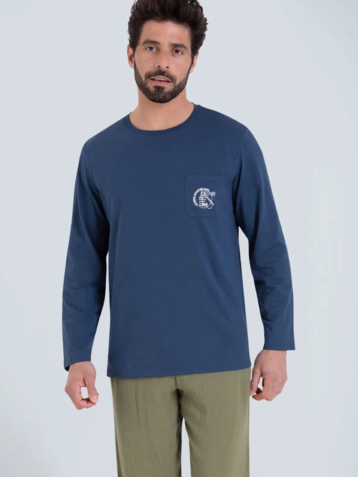 Homme Athéna Pyjama Easy Coton