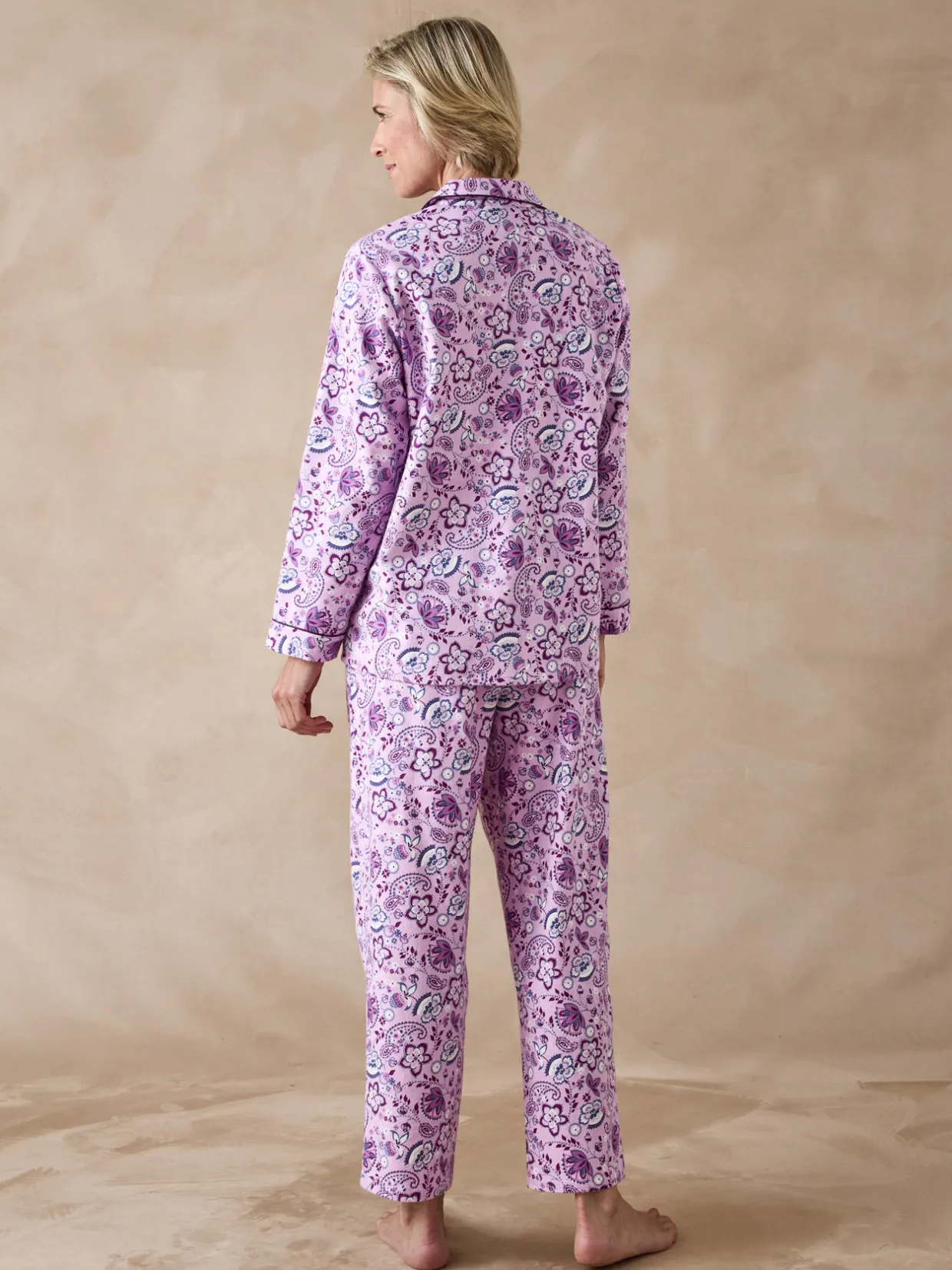 Daxon Pyjama en flanelle pur coton