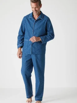 Homme Daxon Pyjama en flanelle pur coton