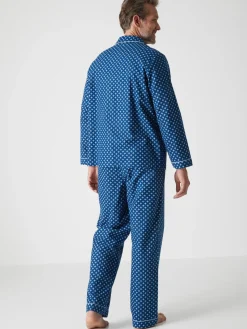 Homme Daxon Pyjama en flanelle pur coton