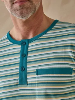 Homme Daxon Pyjama en maille jersey pur coton