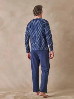 Homme Daxon Pyjama en maille pur coton