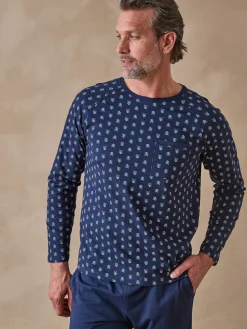 Homme Daxon Pyjama en maille pur coton