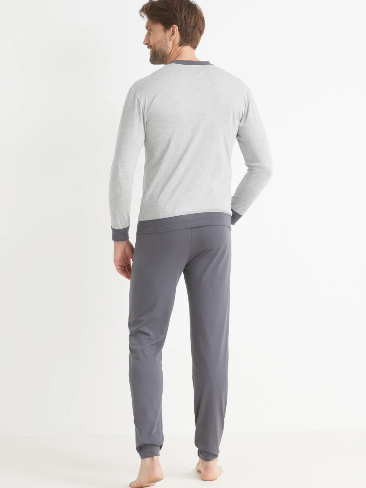 Homme Pyjama en maille pur coton